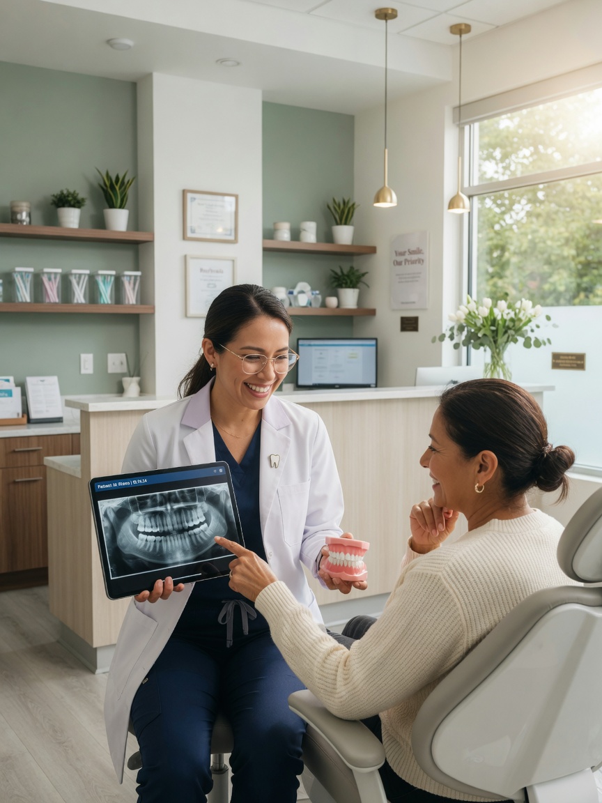 Path diagram for local dental clinics to increase profits through content marketing